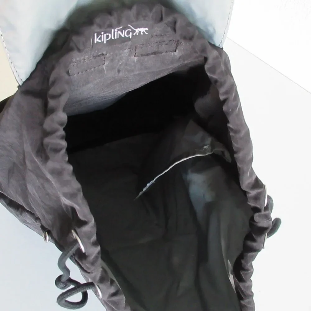 Kipling Heritage Drawstring Backpack in Black Nylon - Picture 10 of 13